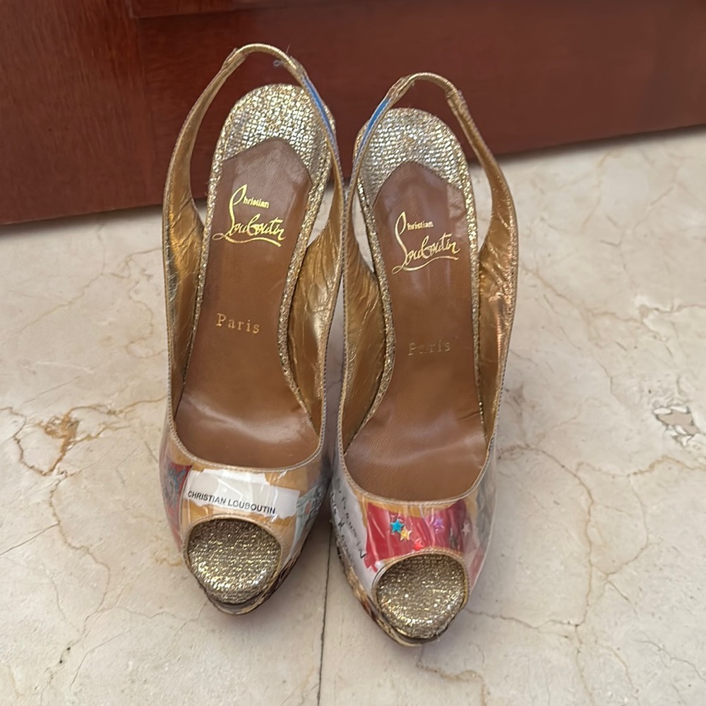 Limited edition Christian louboutin summer garbage sandals